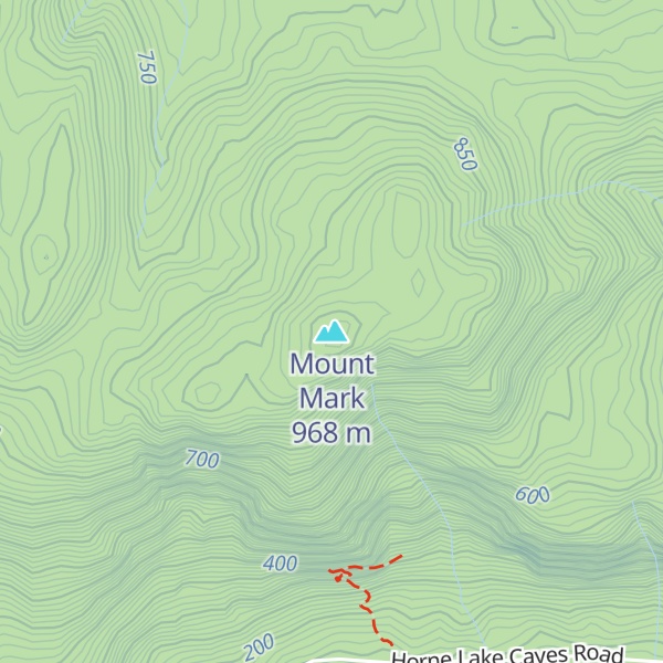 Map of Mount Mark