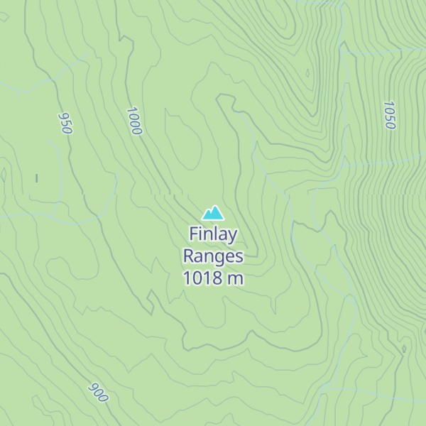 Map of Finlay Ranges