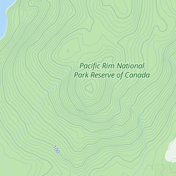 Map of Nitinat Cone