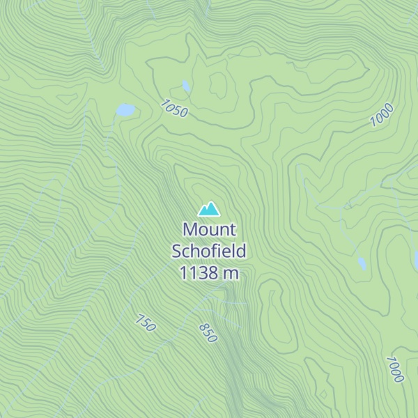 Map of Mount Schofield