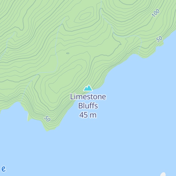 Map of Limestone Bluffs