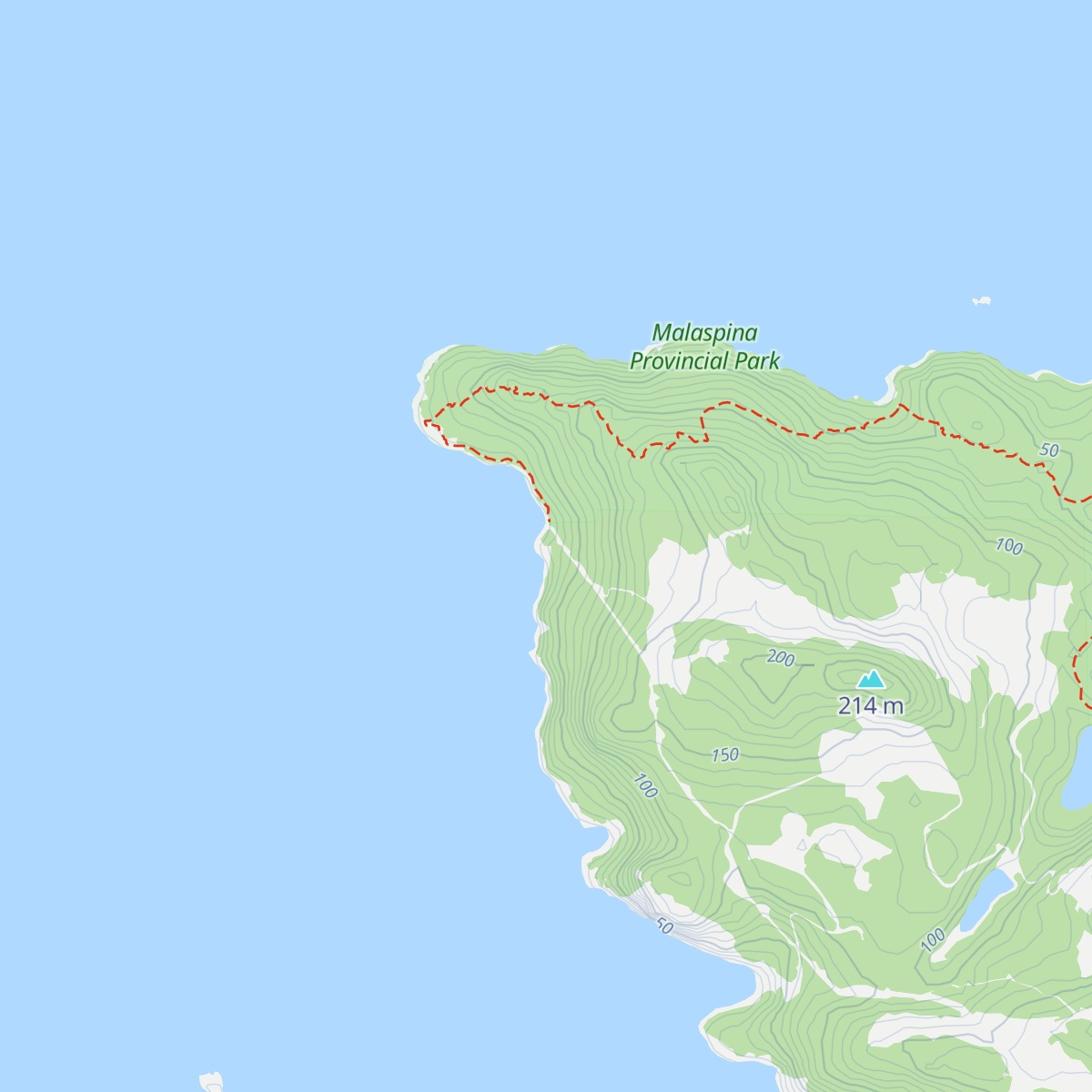 Sarah Point Hut map