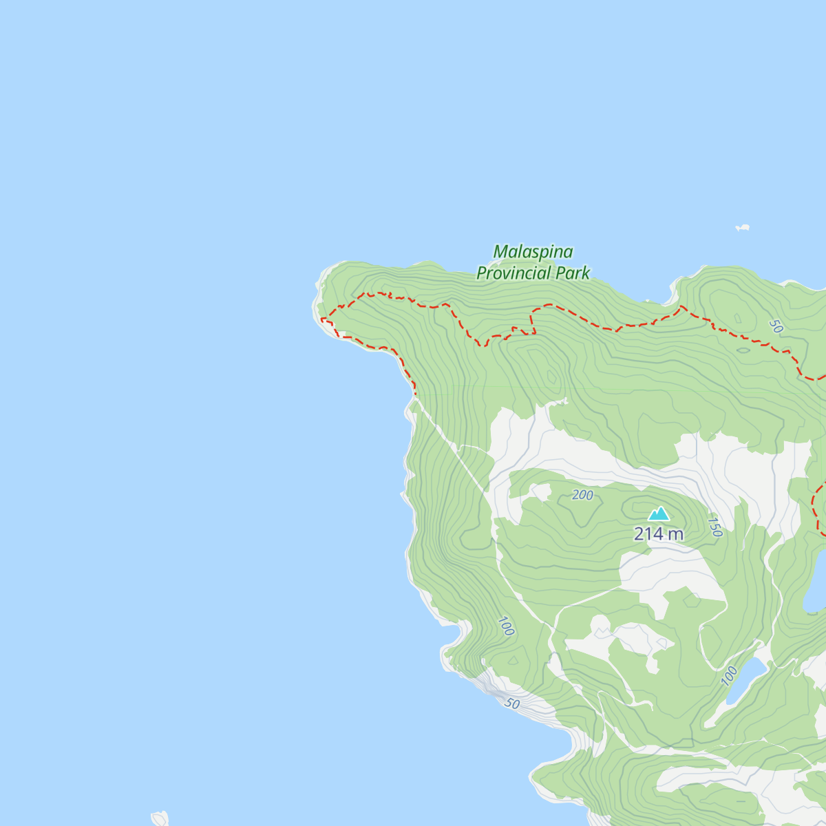Sarah Point Hut map