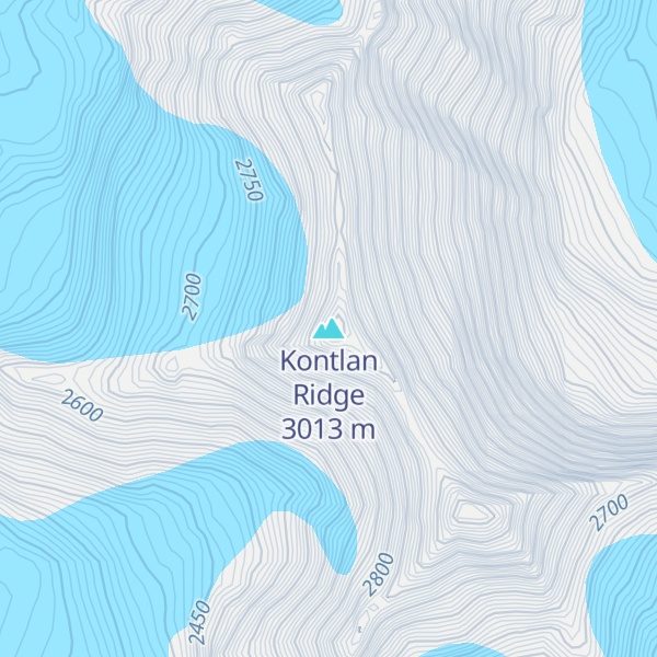 Map of Kontlan Ridge
