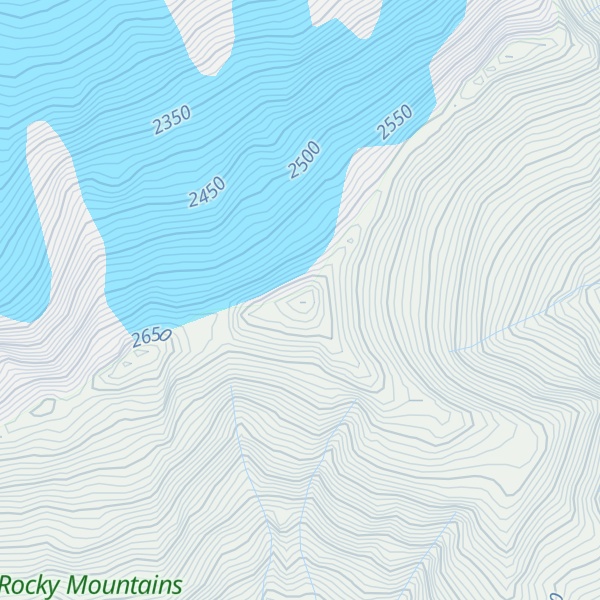Map of Campobasso Mountain