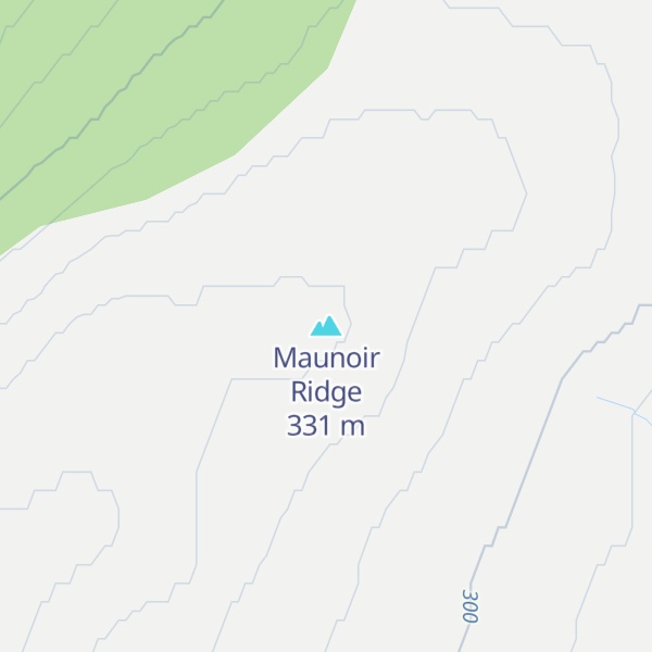 Map of Maunoir Ridge