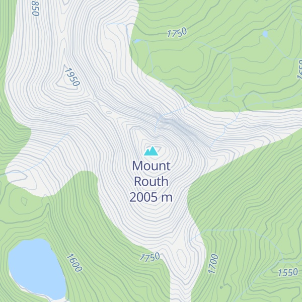Map of Mount Routh