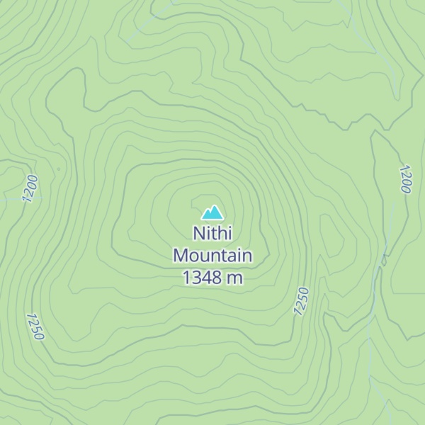Map of Nithi Mountain