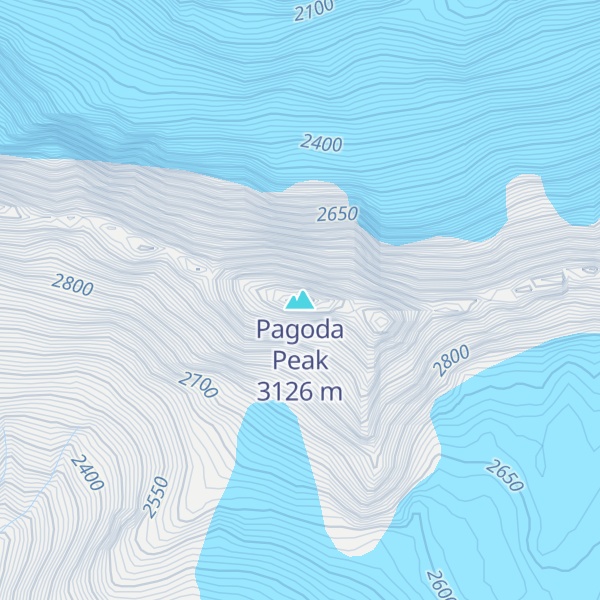 Map of Pagoda Peak