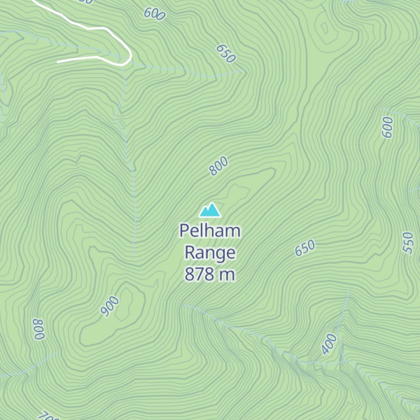 Map of Pelham Range