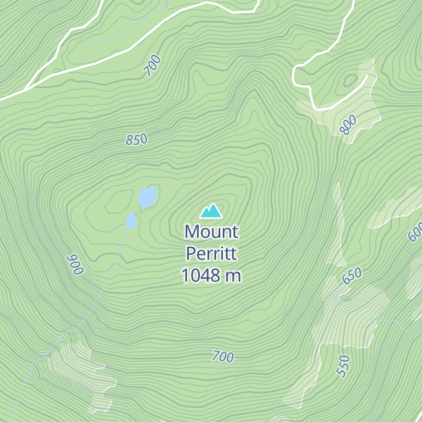 Map of Mount Perritt