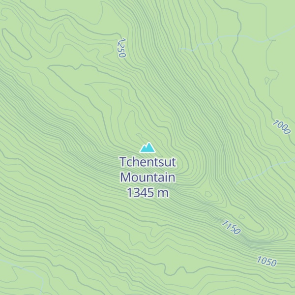 Map of Tchentsut Mountain