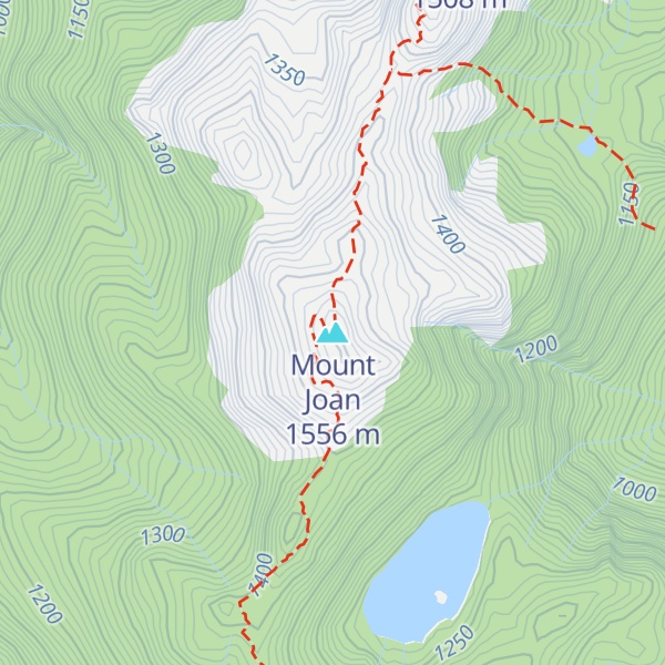Map of Mount Joan