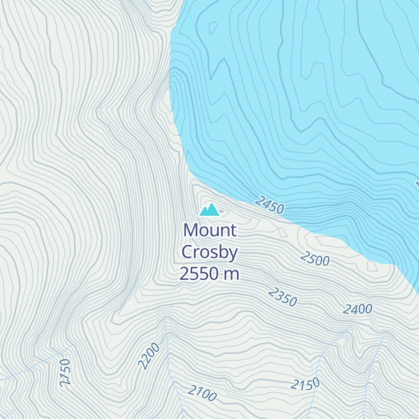 Map of Mount Crosby
