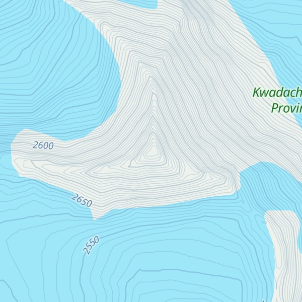Map of Criccieth Mountain