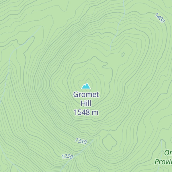 Map of Gromet Hill