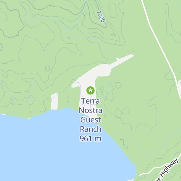 Map of Terra Nostra Guest Ranch