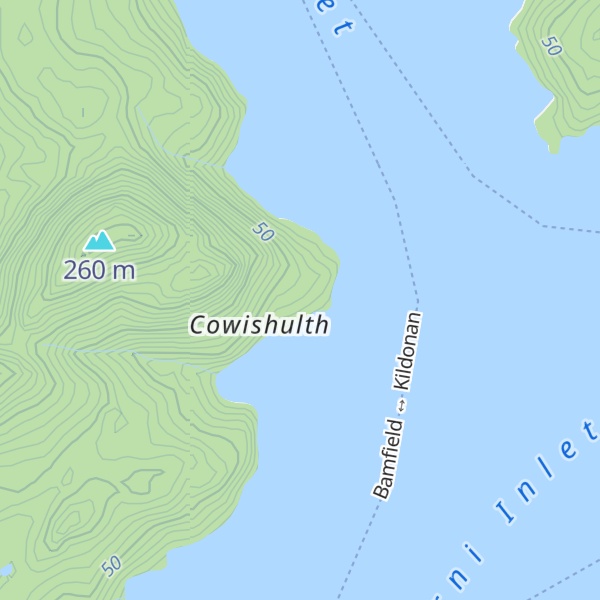 Map of Cowishil