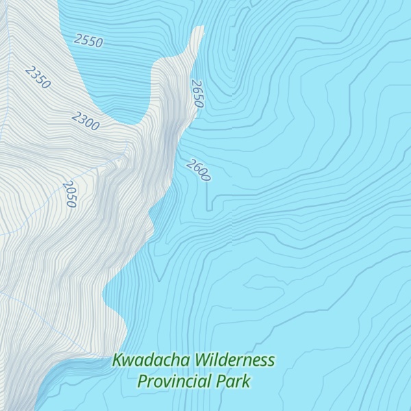 Map of Mount Lloyd George