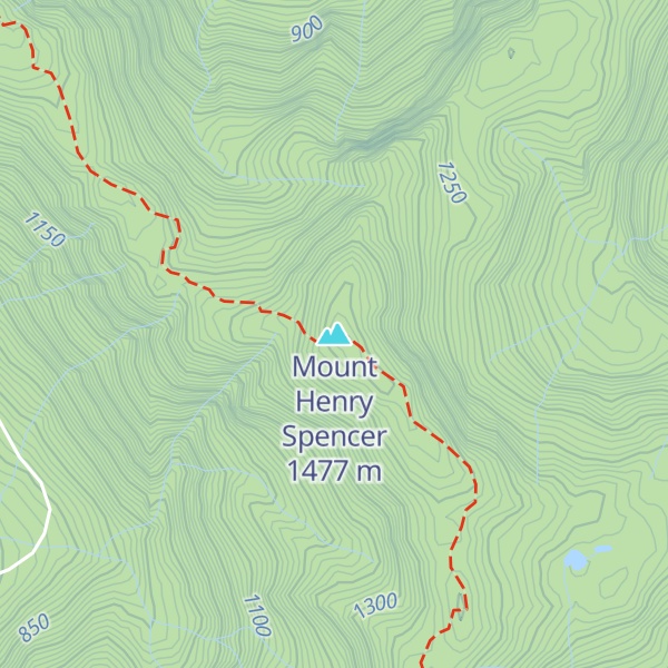 Map of Mount Henry Spencer