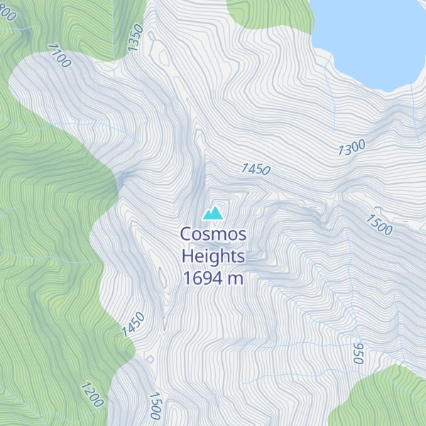 Map of Cosmos Heights