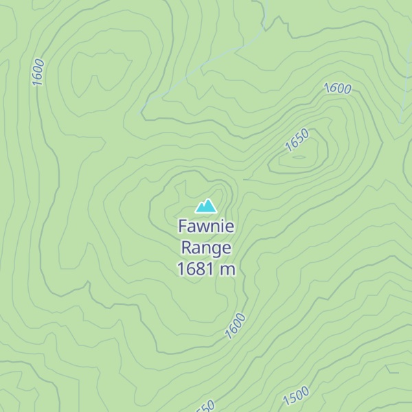Map of Fawnie Range