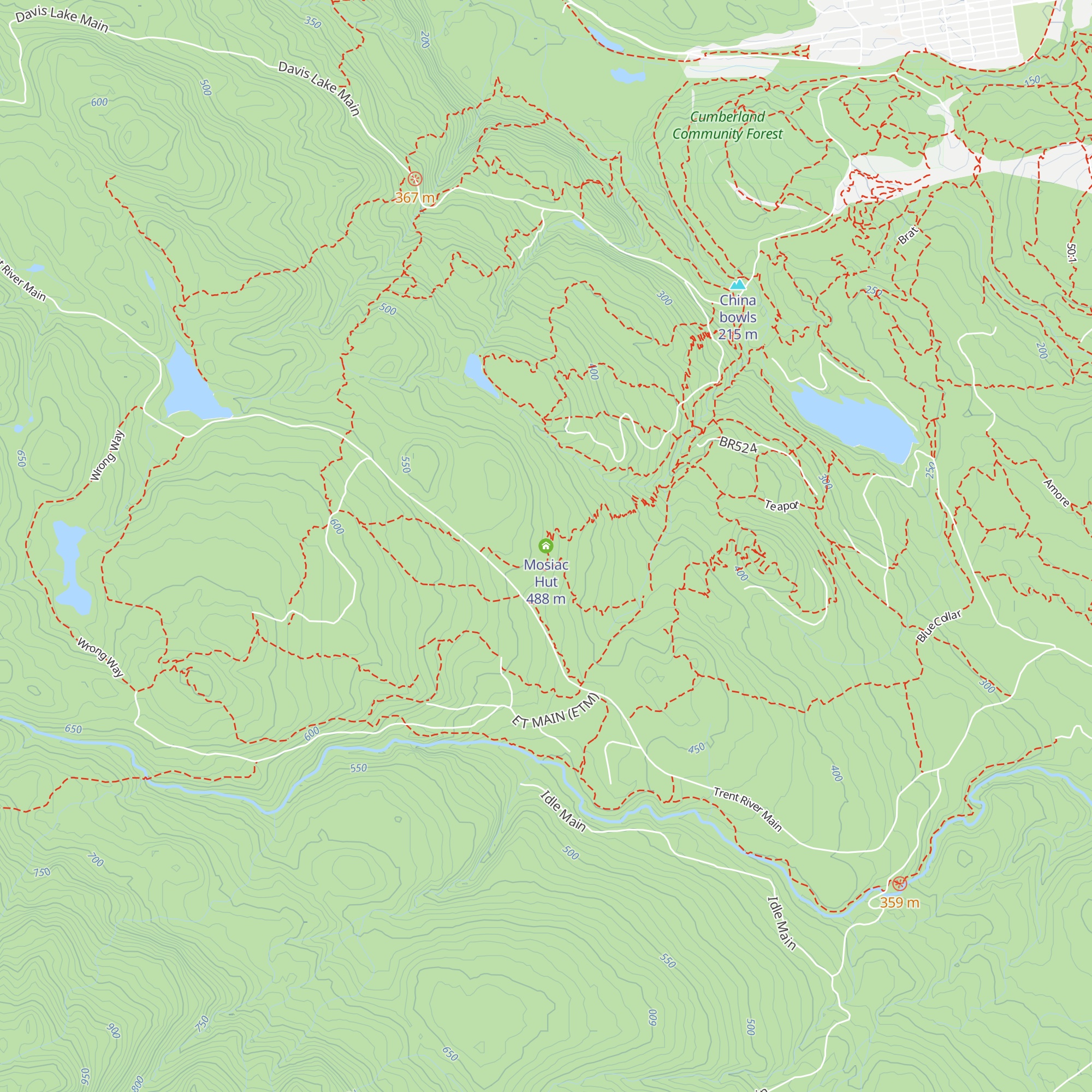 Mosiac Hut map