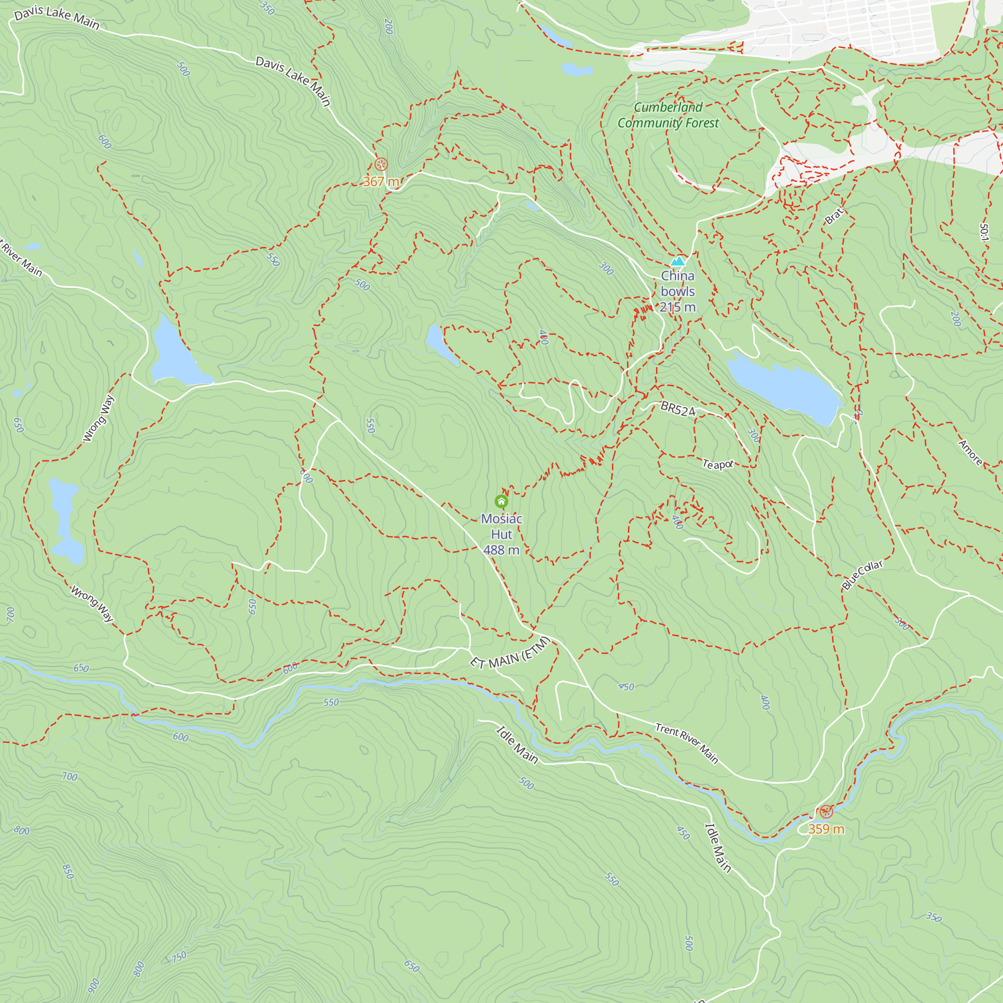 Mosiac Hut map