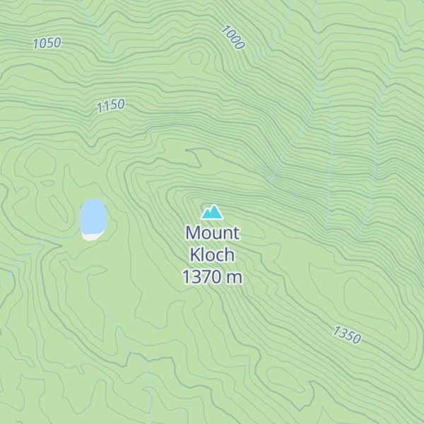 Map of Mount Kloch
