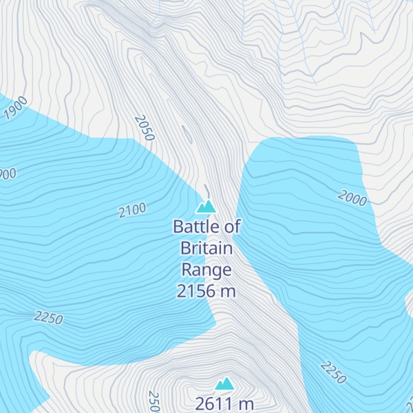 Map of Battle of Britain Range