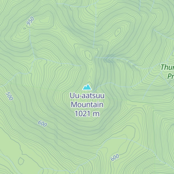 Map of Uu-aatsuu Mountain