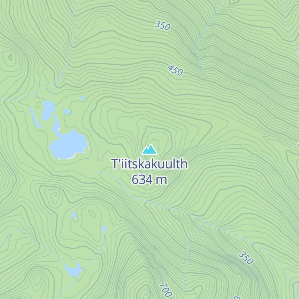 Map of T'iitskakuulth