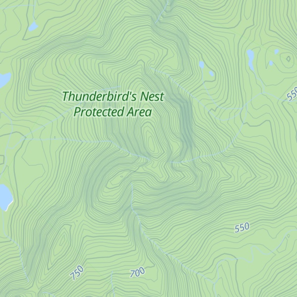 Map of Tuutuuchpiika Mountain