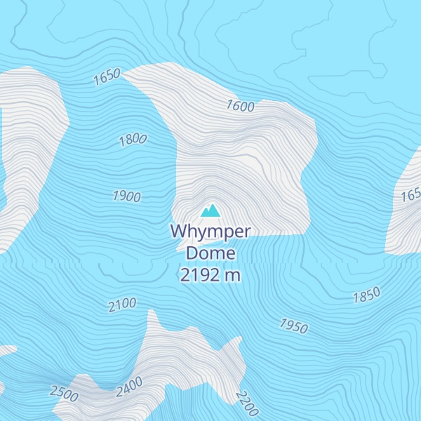 Map of Whymper Dome