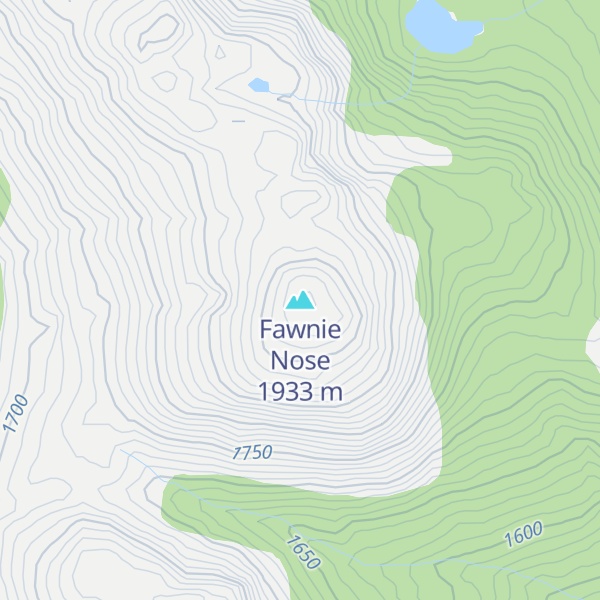 Map of Fawnie Nose