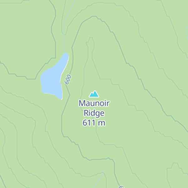 Map of Maunoir Ridge
