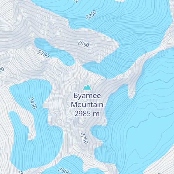 Map of Byamee Mountain