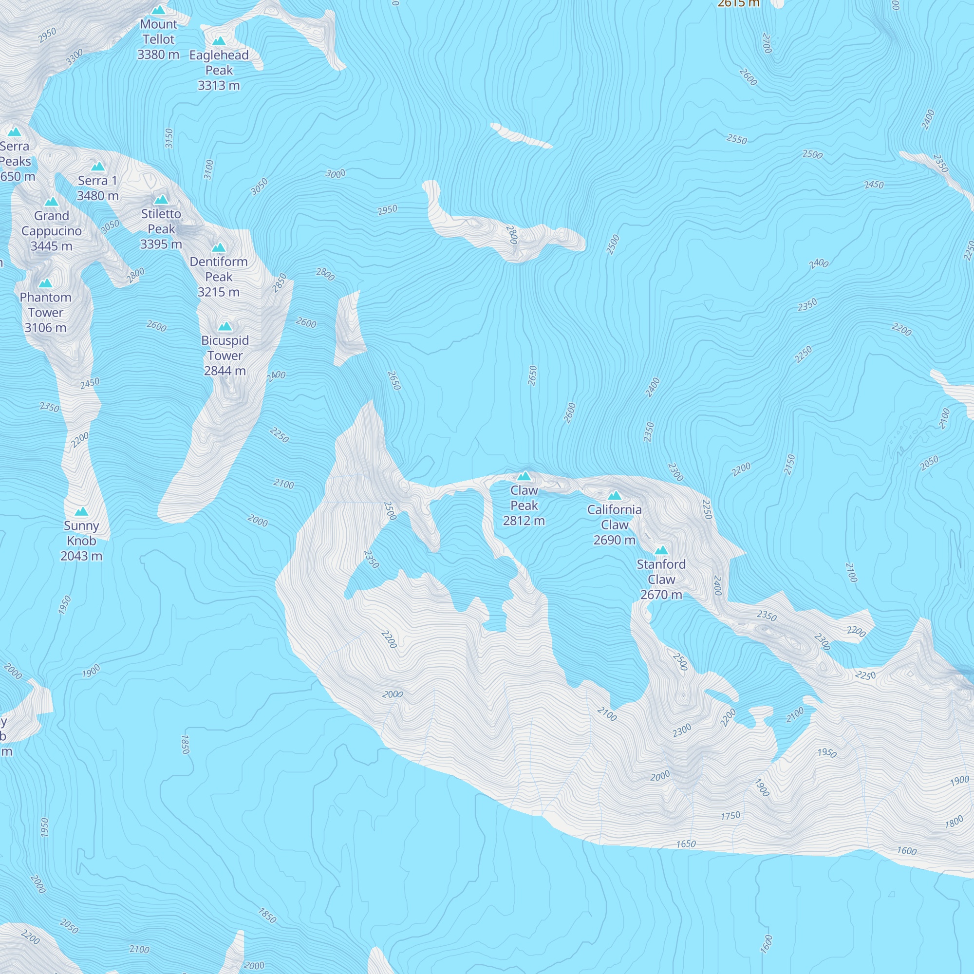 Plummer Hut map