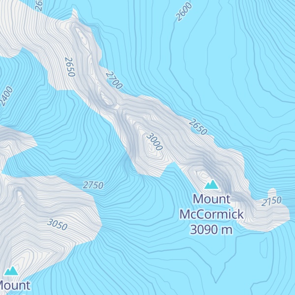 Map of Termination Peak