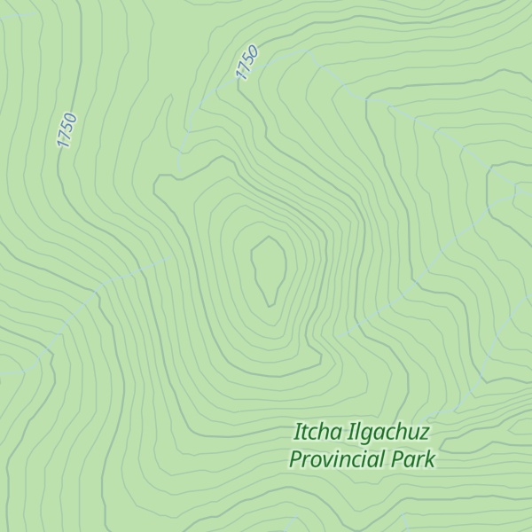 Map of Baldy Mountain