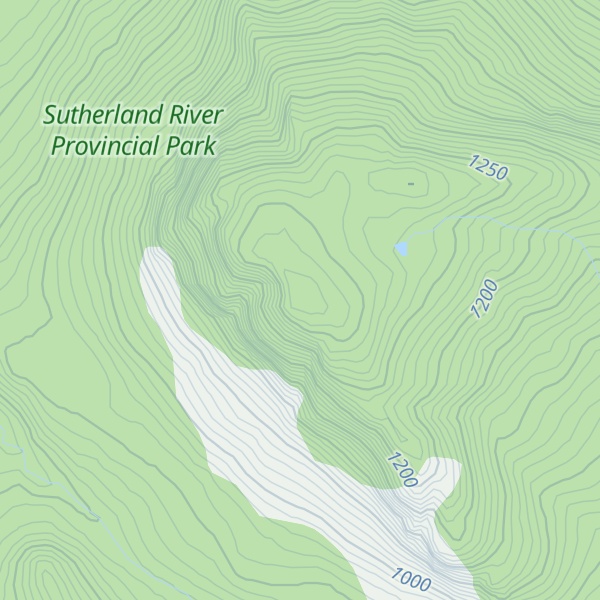 Map of Tetzalto Mountain