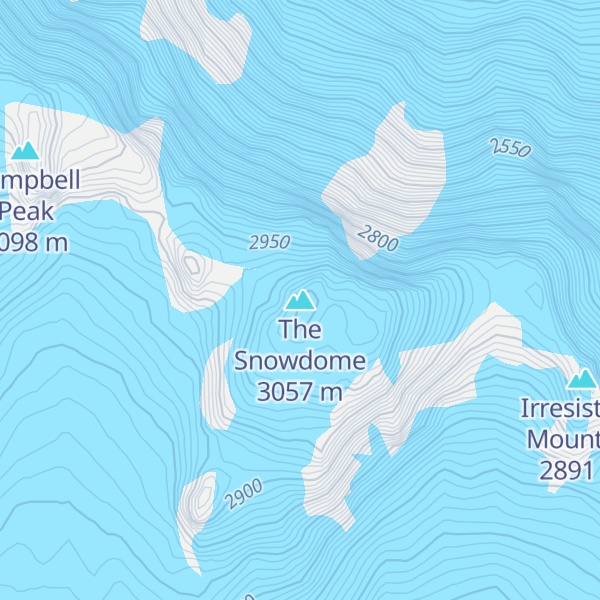 Map of The Snowdome
