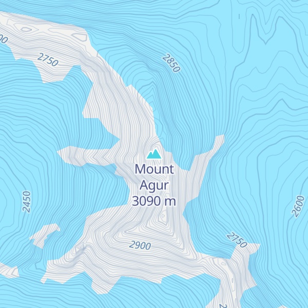 Map of Mount Agur