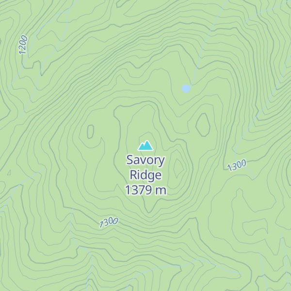 Map of Savory Ridge