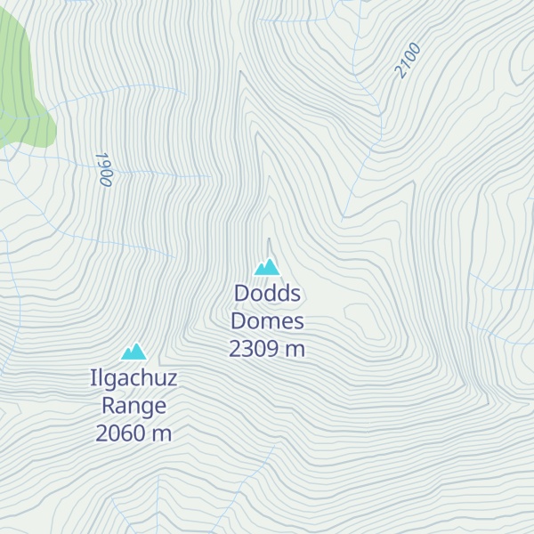 Map of Dodds Domes