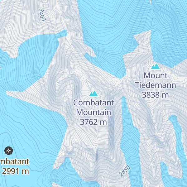 Map of Combatant Mountain