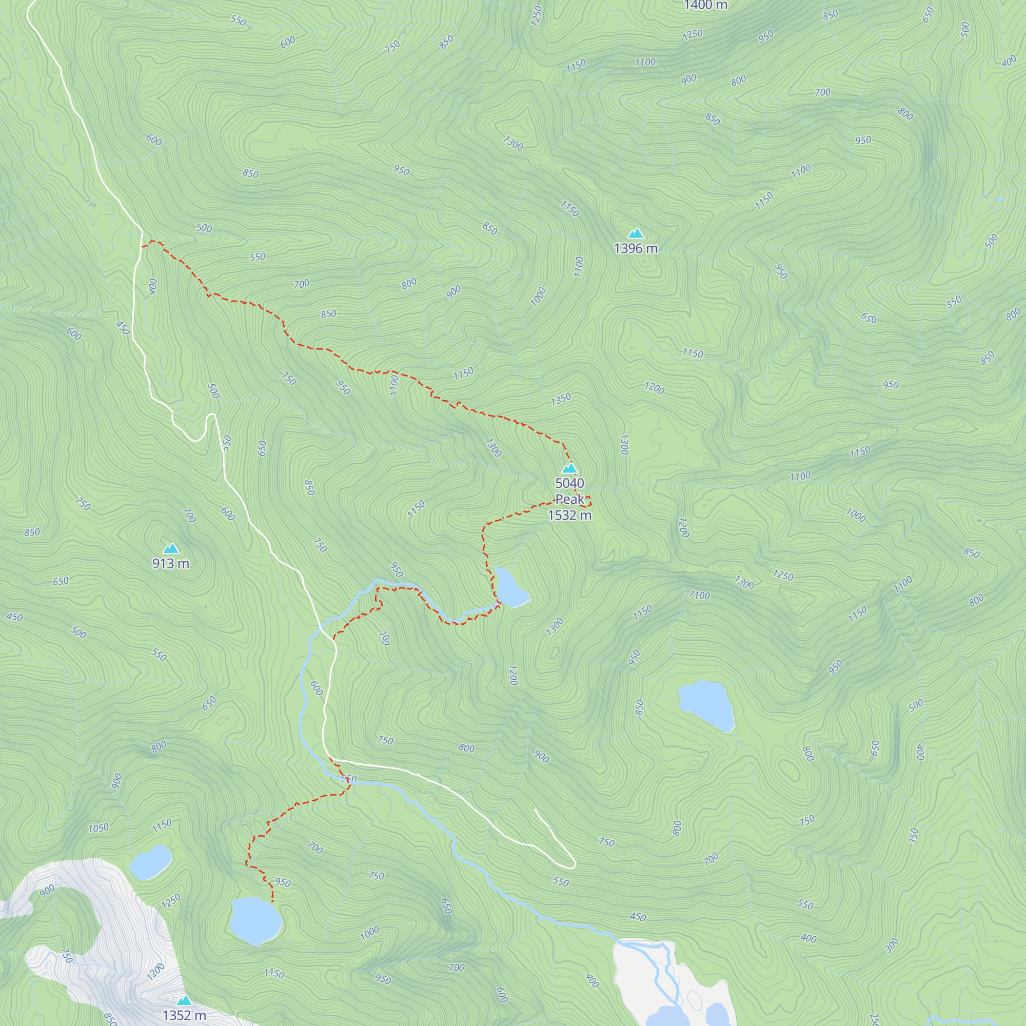 Hišimy̓awiƛ (5040 Alpine Hut) map