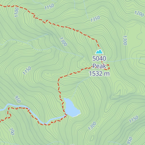 Map of Hišimy̓awiƛ (5040 Alpine Hut)