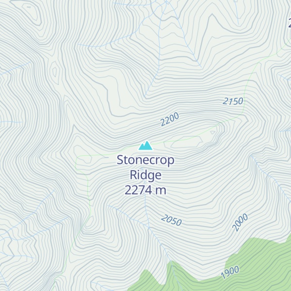 Map of Stonecrop Ridge