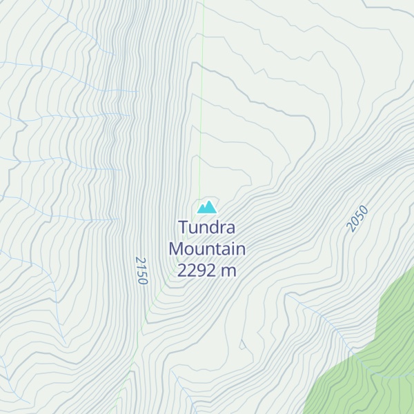 Map of Tundra Mountain